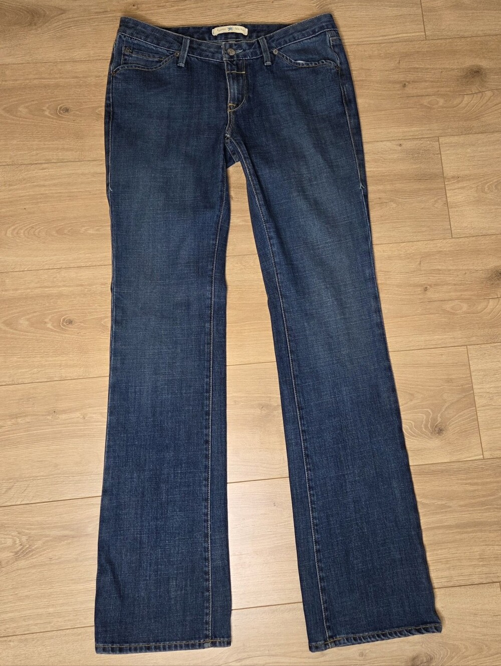 Agave La Sirena Slim Boot Cut Jeans Made in USA Dark Wash Premium Denim 28